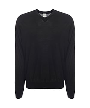 Elevate your essentials with the Paul Smith Men's Pullover Crew Neck in Black, crafted from 100% merino wool for a luxuriously soft feel. The classic crew neck design and sleek black color make this pullover a versatile addition to any wardrobe, perfect for layering or wearing on its own. The merino wool offers natural warmth and breathability, ensuring comfort throughout the day, while the refined fit provides a timeless, sophisticated silhouette. Ideal for both casual and more polished looks, this pullover is an effortless blend of style and function.