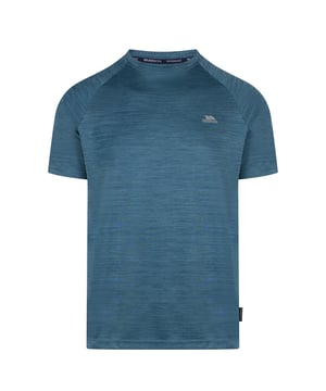 100% Polyester. Ontwerp: Logo, Marl. Hals: Crew Neck. Mouwtype: Korte mouwen. Stoftechnologie: Ademend, Duo Skin, Lichtgewicht, Vochtafvoerend, Sneldrogend, TP75. 160 g/m². XXS: 33 in. XS: 35 in. S: 37 in. M: 40 in. L: 43 in. XL: 46 in. XXL: 48 in. 3XL: 50 in.