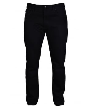 Vaqueros Off-White de cinco bolsillos en algodón negro.Rayas diagonales blancas en la parte posterior de las piernas.Logotipo de cuero y etiqueta negra.Cierre con cremallera y botónCorte recto.Material: 98% algodón y 2% elastano