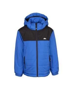 100% Polyester. Gewebe: TPU Membran. Design: Blockfarben, Logo, Gesteppt. Gewebetechnik: langlebig, isolierend, wasserabweisend. Bündchen: anpassbar, Klettverschlusslasche. Griffplatte mit Warenzeichen, Eingebaute Schneebremse, Wattiert. Mit Kapuze, Stehkragen. Langärmlig. Kapuzenmerkmale: Abnehmbar, Schnappverschluss. Taschenart: Zwei Seitentaschen, Tasche für Skipass, Ärmel, Reißverschluss. Reißverschluss vorn. Saum: mit Kordelzug. 146-152: 78,74 cm. 128: 66 cm. 116: 61 cm. 104: 56 cm. 98: 53,34 cm. 140: 71,12 cm.