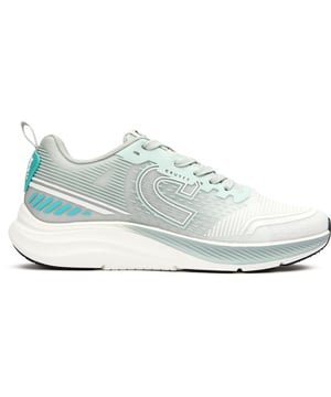 Grijze Cruyff Terrace sneakers voor heren, gemaakt van textiel en een rubberen zool. Voorzien van: Cruyff-merk, EVA-zool en gewatteerde kraag.
