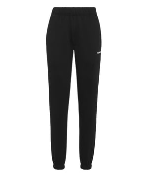 Estos joggers son el complemento perfecto para alcanzar tus objetivos. Comodidad y rendimiento se suman al estilo de Plein Sport.   Forro polar de algodón elástico   Cintura de punto elástico con cordón   Dos bolsillos con aberturas   Puños inferiores de punto elástico.