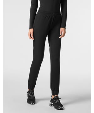 Diese Jogginghose ist der perfekte Begleiter, um Ihre Ziele zu erreichen. Komfort und Leistung ergänzen sich mit dem Stil von Plein Sport.   Viskose-Modal-Gewebe   Gummierter Aufnäher mit dem Markenemblem auf dem linken Bein   Elastischer Bund mit Kordelzug   Zwei Einschubtaschen   Untere Beine mit Gummizug
