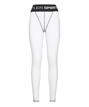 Train hard with style. That's why we designed these leggings featuring... exciting details.   Maximum comfort and quick dry high-shine Lycra®   Overlock stitches are used to enhance the shape and create a push-up effect   Elastic waistband featuring the jacquard woven Brand