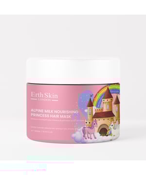 Alpine Milk Nourishing Princess Hair Mask deeply nourishes and restores hair for a soft, silky finish. Enriched with Babassu Oil and Panthenol, it helps hydrate, strengthen, and smooth strands. Its rich, creamy formula leaves hair feeling healthier, shinier, and full of life.