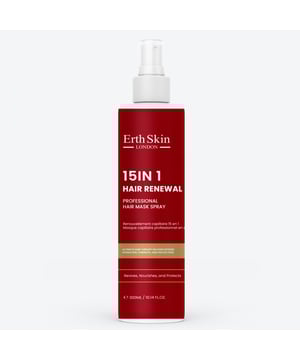 15-in-1 Hair Renewal Professional Hair Mask Spray delivers deep nourishment and protection in a lightweight, leave-in formula. Infused with essential minerals, Panthenol, and Vitamin E, it helps strengthen, hydrate, and restore shine. This multi-benefit spray tames frizz, detangles, and shields hair from environmental stressors for a silky, healthy look.