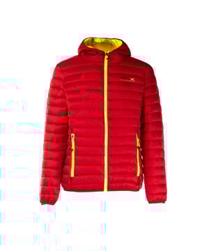 Scuola Nautica Italiana donsjack voor heren, ontworpen om warmte en stijl te bieden op de koudste dagen. Gemaakt van hoogwaardige materialen, garandeert het lichtheid, thermische isolatie en bescherming tegen de elementen. Elegant ontwerp met nautische details, praktische zakken en veilige sluiting. Perfect voor een verfijnde en functionele look, geschikt voor de stad en vrije tijd.