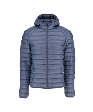 Mens JOTT Nico Lightweight Down Jacket in washed blue.The men's down jacket NICO comes with a hood fully covering the head. The jacket's feather and down padding will keep you warm  comfortable and fashionable this season.- Main fabric: 100% Polyamide.  Lining: 100% Polyamide.  Filling: 90% Down  10% Feather.- Ref: PF22MDOW01-182