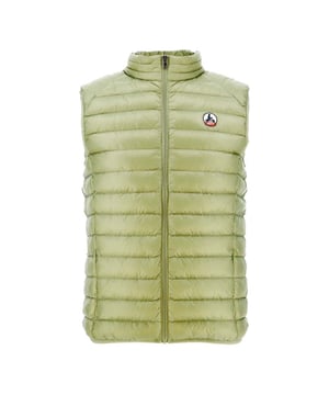 For you who love to wear your down jacket under a jacket in urban chic fashion  the TOM sleeveless down jacket is just the thing. Ultra light and comfortable  it will quickly become a staple of your dress code this season with its fitted cut  straight collar and two invisible zipped side pockets.Stand-up collar.Full zip fastening.2 invisible side pockets.Felt tag on left chest.Water-repellent quilted material.Responsible down.Fitted cut.Main material: 100% Polyamide. Lining: 100% Polyamide. Filling: 90% Down  10% Feather.
