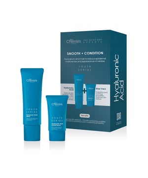 Revitalisieren Sie Ihre Haut mit unserem jugendbelebenden Hyaluronsäure-Duo, der ultimativen Hydratationslösung für dehydrierte und reife Haut. Dieses kraftvolle Duo, bestehend aus einer Gesichtsmaske und einem Gesichtsserum, wurde fachmännisch formuliert, um Feuchtigkeitsverlust, feine Linien und Falten zu bekämpfen. Angereichert mit wirksamer Hyaluronsäure spendet es tiefenwirksame Hydratation und polstert Ihren Teint auf, wodurch die Elastizität erhöht wird und ein jugendlicher Glanz entsteht. Geeignet für alle Hauttypen, einschließlich empfindlicher Haut, sind unsere veganen und tierversuchsfreien Produkte frei von Parabenen, Sulfaten und künstlichen Duftstoffen. Erleben Sie den Komfort intensiver Hydratation und erzielen Sie einen glatteren, jugendlicheren Teint, indem Sie das Serum in Ihre tägliche Routine integrieren und die Maske 2-3 Mal pro Woche anwenden. Kaufen Sie jetzt ein und entdecken Sie den Unterschied!