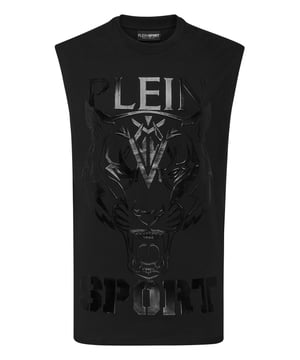 Un poco es suficiente para personalizar tu estilo también mientras entrenas o haces footing. Descúbrelo con este top sin mangas.   Máxima comodidad gracias a la flexibilidad natural del jersey de algodón   Logotipo estampado en la parte delantera   Dobladillo cosido a dos agujas