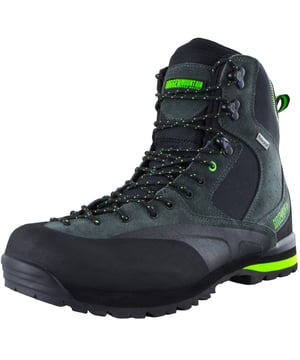 "GUGGEN Bergwandelschoenen HPM55

Is wandelen of wandelen een van je favoriete hobby's? Je zou jezelf niet langer omschrijven als een “complete beginner” maar eerder als een “gevorderde”? Dan hebben de ontwerpers van Guggen Mountain de juiste schoenen voor jou! Dit model is ideaal om u te ondersteunen op middellange tot lange bergtochten.

Deze wandelschoen overtuigt echter niet alleen wat betreft de aangeboden look, maar ook op veel andere gebieden. Gepassioneerde wandelaars weten immers maar al te goed dat paden niet altijd vlak zijn, maar af en toe ook rotsachtig en uitdagend kunnen zijn. En dit is precies waar deze wandelschoen in het spel komt. Hij biedt u niet alleen steun in uw voet, maar heeft ook een veilige en robuuste zool, waardoor grindpaden en dergelijke geen grote uitdaging voor u vormen. Bovendien biedt dit model een overtuigende mix van "stabiel" en "flexibel" en voelt het ongelooflijk comfortabel aan de voet.

Ondanks al het enthousiasme over de functionaliteit en het praktische gebruik van deze schoen, moet op dit punt ook de look besproken worden. Het modeaspect speelt immers ook een beslissende rol – en vooral – in de trekkingsector. Het goede nieuws: dankzij de bijzondere uitstraling van deze schoen is het geen enkel probleem om hem te combineren met andere accessoires in je uitrusting, zoals een functioneel shirt. Met deze alleskunner zijn vele kleuren en designs te combineren.

Dus als je waarde hecht aan kwaliteit EN mode, dan is het verstandig om voor deze wandelschoen te kiezen. Het biedt u een veilige basis en de zekerheid dat u ook qua mode zult schitteren op de wandelpaden.
De HIGH PERFORMANCE lijn kenmerkt zich door de beste materialen en afwerking en is bedoeld voor professioneel gebruik. Laarzen en schoenen uit deze serie zijn uitgerust met hoogwaardige zolen. GUGGEN Mountain ontwikkelt deze lijn voortdurend om te voldoen aan de steeds toenemende eisen van professionele en amateursporters.
Wij van GUGGEN Mountain zijn ervan overtuigd dat onze producten uit de HIGH PERFORMANCE lijn u zullen inspireren.


    Waterdicht dankzij het nieuwste membraan
    Versterkte hielzone
    Versterkte neus met rubberen dop
    Laag gewicht van slechts 564 gram (schoenmaat EU 42)
    Buitenhuid van leer
"