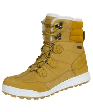 "GUGGEN Bergwinterschoenen HPC57

Met deze moderne dames winterlaarzen wordt een wandeling in de besneeuwde omgeving nog leuker! Hier profiteert u van een aantrekkelijke mix van hoog draagcomfort en elegante chic. Dankzij het klassieke design is deze laars gemakkelijk te combineren met veel verschillende looks!
De voering met fijne wol zorgt ervoor dat zelfs relatief koele temperaturen het winterplezier niet kunnen bederven. Integendeel! Comfortabel "ingepakt" is het erg leuk om op een stijlvolle manier de koele temperaturen te ervaren.


Maar ook wat betreft de "externe waarden" kunnen deze dameswinterlaarzen volledig overtuigen. De buitenhuid is gemaakt van robuust leer en blijkt daardoor bijzonder goed bestand tegen verschillende invloeden. Wat de verzorging betreft, blijft er niets te wensen over. Kortom: een probleemloze, maar toch modieuze en stijlvolle metgezel voor elke dag!
Door de antislipzool profiteer je bovendien van een bijzonder veilig loopgevoel. Zelfs op enigszins oneffen, natte vloeren blijft een hoog veiligheidsniveau behouden.
Of het nu in elegant zwart of in klassiek bruin is: deze dameswinterlaarzen bieden ook optisch veel spannende combinatiemogelijkheden. Het kan eenvoudig worden aangepast aan de omtrek van het been en kan zowel over een broek als bij een jurk worden gedragen. Een hoogwaardig outdoorartikel dat ervoor zorgt dat niemand zich te snel aan koude voeten hoeft te ergeren!
En: dankzij de geïntegreerde vacht komen ook liefhebbers van een bijzonder pluizig gevoel uiteraard aan hun trekken. Herfst en winter zijn immers de seizoenen waarin het volkomen legitiem is om comfort te combineren met stijlvol chic, toch?

De HIGH PERFORMANCE lijn kenmerkt zich door de beste materialen en afwerking en is bedoeld voor professioneel gebruik. Laarzen en schoenen uit deze serie zijn uitgerust met hoogwaardige zolen. GUGGEN Mountain ontwikkelt deze lijn voortdurend om te voldoen aan de steeds toenemende eisen van professionele en amateursporters.

Wij van GUGGEN Mountain zijn ervan overtuigd dat onze producten uit de HIGH PERFORMANCE lijn u zullen inspireren.


    Zeer hoge kwaliteit lamsvacht
    Waterdicht dankzij het nieuwste membraan
    Versterkte hielzone
    Buitenhuid van echt leer
    Laarzen worden geleverd met een binnenzool
    Wij raden aan een maat groter te bestellen (vooral als je de laarzen wilt gebruiken met binnenzolen en dikke sokken)
    Laag gewicht van slechts 480 gram (schoenmaat EU 38)
"