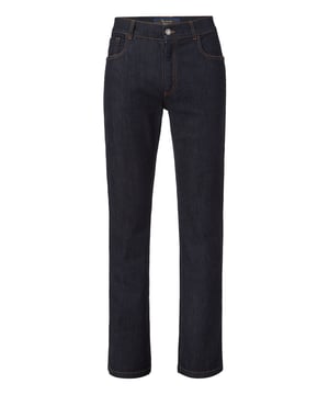 Estos pantalones de denim desgastado de cinco bolsillos, como parte de la nueva colección, presentan el logotipo de piel de la doble B en el bolsillo trasero derecho. Cierre de cremallera y botón metálico con el emblema de la firma. Etiqueta de piel con estampado laminado adherida en la parte posterior. Costuras de color tabaco. Corte: Regular. Bajo: 22 cm.