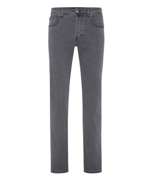 Elevate your casual wardrobe with these Regular Fit Grey Jeans.  Tailored for comfort and style  Versatile hue for effortless pairing  Perfect for day-to-night transitions  Crafted for a modern silhouette