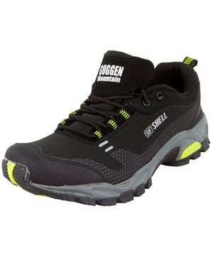 GUGGEN Mountain Herren Trekkingschuhe T001
Bei diesem Modell aus dem Hause Guggen Mountain handelt es sich um den perfekten Schuh, wenn du dich auf der Suche nach einer Möglichkeit befindest, deine Walking- und Trekkingausflüge noch ein wenig komfortabler zu machen. Dank der hochwertigen Materialien kannst du dir sicher sein, dass sich der Schuh perfekt an deinen Fuß anschmiegt und dir jederzeit sicheren Halt gibt.

Ein besonderer Vorteil, den dieses Modell mit sich bringt, ist die Tatsache, dass es sich auch super eignet, um einen lockeren Spaziergang noch angenehmer und sportlich-ambitionierter zu gestalten. Dementsprechend ist dieser Artikel unter anderem das perfekte Einsteigermodell für alle, die das Walken bzw. die Faszination kurzer bis mittellanger Spaziergänge gerade für sich entdecken.
Übrigens: ein Schuh wiegt hier nur 320 Gramm. Daher besteht durchaus die Möglichkeit, dass du vergisst, dass du mit einem robusten Schuh ausgestattet bist, der dich zur Not auch über „Stock und Stein“ begleitet.

Zu guter Letzt spricht der Artikel natürlich auch Menschen an, die großen Wert auf eine ansprechende Optik legen. Dank des schlichten und dennoch sportlichen Designs kannst du dieses Modell sowohl super zu langen als auch zu kurzen Hosen kombinieren. Hier werden sowohl modische als auch sportliche Ansprüche erfüllt. Lass‘ dich davon überzeugen, wie einfach es ist, noch mehr Komfort auf Wander- und Spazierwege zu bringen!

Wasserdicht dank neuerster Membrane
Verstärkte Schuhspitze mit Gummikappe
Geringes Gewicht von nur 320g (ein Schuh)
Außenhaut aus Soffshell