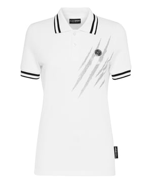Comprueba la comodidad de este polo, ideal para un partido de tenis o en un campo de golf.   Máxima comodidad gracias a la flexibilidad natural del piqué de algodón.   Cuello abotonado con logotipo   Cuello y puños de punto elástico   Parche engomado con el Tigre cosido en el pecho izquierdo sobre el estampado brillante Tiger Scratch   Dobladillo inferior cosido a dos agujas   Ajuste de la figura