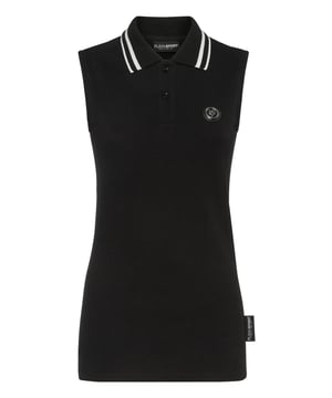 Comprueba la comodidad de este polo sin mangas, ideal para un partido de tenis o en un campo de golf.   Máxima comodidad gracias a la flexibilidad natural del piqué de algodón.   Cuello abotonado con logotipo   Cuello con punta de punto elástico   Parche engomado con el Tigre cosido a la izquierda del pecho sobre el estampado brillante Tiger Scratch   Dobladillo inferior cosido a dos agujas   Ajuste de la figura