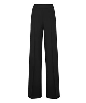 Los pantalones palazzo de Philipp Plein son la opción perfecta para todos los eventos especiales. Como esta versión confeccionada en satén de poliéster, que también se utiliza del revés. Cintura alta. Cierre de cremallera en el lateral.