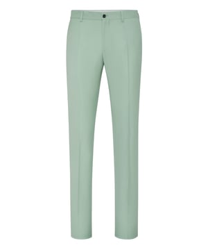 Agregue un toque de alta costura Plein a su look. Eche un vistazo a estos pantalones planos de lana ligera y descubra sus características.  Lana ligera   Bolsillos ribeteados   Cierre de botón único   Ajuste: Gigolo