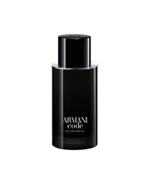 ARMANI CODE EAU DE PARFUM , Ein neuer amberartiger, würziger Fougère-Duft, der mit einer facettenreichen Frische mit Noten von grüner Mandarine eröffnet und sich in einem würzigen und holzigen Herzen aus Muskatnuss-Essenz entfaltet. Eine maskuline Sinnlichkeit entsteht in der Basis des Duftes durch ein reichhaltiges und warmes Absolue der Tonkabohne. Das Eau de Parfum spiegelt mit seinem innovativen, nachfüllbaren Flakon in einem luxuriösen Design, seiner mitreißenden Komposition und seinem bewussten Engagement für Nachhaltigkeit, moderne Männlichkeit wider.