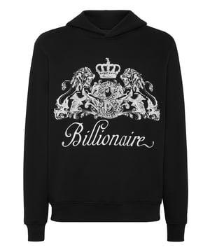Define your style with a dash of personality. See this cotton fleece hooded jacket with distinctive details.   Soft cotton blend fleece with print   The item is decorated by brand prints and logo   Two slit pockets   Rib knit cuffs and bottom hem   Fit: Regular