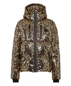 Check out this padded and insulating hooded jacket suited for after-training. Warm, light and optimal protection.   Dappled, foil printed, padded and quilted nylon    The Brand print on the back   The hood can be folded into a protective high collar   Waterproof zip fastener on front and pockets    3D silicon patch sewn at left chest   Rib knit cuffs   Elasticated bottom hem   Inner lining   Synthetic insulation