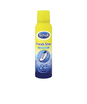 SCHOLL Schuhdeodorant Fresh Step: Mit einer innovativen Dual-Aktiv-Formel entwickelt. Es neutralisiert unangenehme Düfte sofort und schützt ganze 24 Stunden: Ihre Füße bleiben rund um die Uhr frisch und geruchsfrei. Ziehen Sie Ihre Schuhe ohne Bedenken aus: Das Spray hinterlässt keine Rückstände und ermöglicht es Ihnen, Ihre Schuhe jederzeit und überall ohne Sorge zu entfernen.