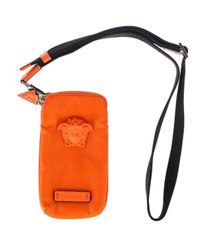 VINTAGE, RRP AS NEW
The Versace La Medusa Mini Bag in vibrant orange nylon makes a statement of luxury and boldness. Adorned with the iconic Medusa plaque, which pays homage to the brand's heritage, this mini bag is a true representation of Versace's opulent and daring aesthetic. The design features a detachable, adjustable strap, allowing for versatile styling options—wear it as a crossbody or around the neck for a fashion-forward touch.



with Box, Dust bag

Versace La Medusa Mini Bag in Orange Nylon
Condition: Excellent
Signs of wear: No retail tag, No visible sign of wear., 
Packaging: Box, Dust bag
Color: Orange
Material: nylon
Size: One Size | One Size
Measurements: Width: 20; Height: 190; Length: 100; Handle drop: 0; Strap length: 1000
SKU: HNPUGBBA464444M