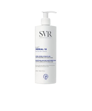 XERIAL 10 Leche Corporal de SVR Laboratoire Dermatologique. Este producto elimina las células muertas, dejando la piel suave y flexible, al tiempo que proporciona una intensa hidratación durante 24 horas.