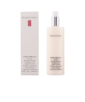 VISIBLE DIFFERENCE Moisture para el cuidado del cuerpo de ELIZABETH ARDEN es un tratamiento diseñado para ofrecer una hidratación intensa a la piel. Su formulación única no solo ayuda a retener la humedad, sino que también protege y nutre la piel, combatiendo la deshidratación. Se absorbe de manera rápida y cuenta con una fragancia relajante, lo que transforma tu rutina en el baño en una experiencia más placentera. Disfruta de una sensación de confort que es tanto inmediata como duradera.   Beneficios: - Hidratación y nutrición profunda de la piel. - Piel más elástica y con un tacto suave como el terciopelo. - Producto dermatológicamente probado.