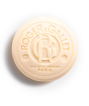 ROSE Duftseife von Roger & Gallet. Diese Seife verströmt den angenehmen Duft der Rose. Seit jeher bleibt ihre bewährte Rezeptur unverändert und eignet sich hervorragend für die Körperreinigung, insbesondere für die Hände. Ihre feine Konsistenz verwandelt sich bei Berührung mit Wasser in einen sanften Schaum. Das Aroma besticht durch eine Mischung aus Rosen, Mandarinen, Pfingstrosen, Bernstein und Mandelmilch. So wird die Haut nicht nur herrlich duftend, sondern verstärkt auch das Wohlgefühl des dazugehörigen Parfums. Ein außergewöhnliches und wohltuendes Erlebnis für die Pflege und Sauberkeit unserer Haut.
