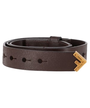 VINTAGE, RRP AS NEW
The Fendi Wide Wrap Belt in brown leather is a timeless accessory designed for ultimate versatility and style. Made from thick, supple leather, this belt can be worn in multiple ways – on the hips, around the waist, or wrapped "up-n-over" for a bold, dramatic look. The rich dark chocolate hue pairs perfectly with its antiqued gold buckle, creating a luxurious contrast that elevates any outfit. Whether layered over a dress, cinched around a coat, or paired with your favorite high-waisted trousers, this belt offers endless styling options.


Fendi Wide Wrap Belt in Brown Leather
Condition: Very good
Signs of wear: Lightly used but very well maintained, May show minor signs of wear, scratches , worn corners, minor interior wear.
Packaging: None
Color: Brown 
Material: Leather | leather
Size: One Size | One Size
Measurements: Width: 40; Length: 1260
SKU: TONPUGBAC464108W