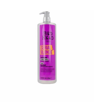 Bed Head Serial BlondeTM Spülung, Äußerlich frisch und innerlich ebenso beeindruckend. Diese Spülung sorgt dafür, dass blondes Haar in vollem Glanz erstrahlt. Sie repariert Haarschäden, stärkt die Struktur von blondem Haar und schützt es vor Frizz sowie abstehenden Haaren. Außerdem bietet sie intensive Feuchtigkeit, sorgt für Geschmeidigkeit und pflegt intensiv. Ideal für gesund und kräftig wirkendes blondes Haar! Enthält Dimethicon, das geschädigtes Haar schützt und regeneriert, einen Pflegekomplex zur intensiven Befeuchtung, Weichmachern für blondes Haar, Antistatikstoffe, die das Haar vor Frizz schützen, Aminosäuren zur Bildung von stärkenden Proteinen und eine spezielle Mischung, die die Haarstruktur stärkt und stabilisiert.