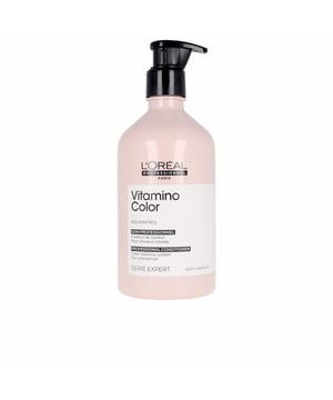 Revitalize your colour-treated hair with L'Oréal Professionnel SERIE EXPERT Vitamino Color Conditioner. This professional-grade conditioner nourishes and protects, maintaining vibrant colour for up to 8 weeks. Experience hair that is up to 6 times shinier and more radiant. The lightweight formula, enriched with Resveratrol—a powerful antioxidant—leaves your hair feeling soft and luxurious. For best results, apply after using Vitamino Color Shampoo, distribute through towel-dried hair, and rinse thoroughly.
