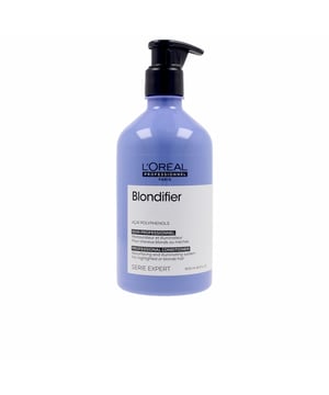 Revitalize your blonde locks with the L'Oréal Professionnel SERIE EXPERT Blondifier Resurfacing & Illuminating System Conditioner. This professional-grade conditioner is infused with Açai berry extract, rich in polyphenols, to nourish and enhance the multidimensional radiance of blonde hair. Its lightweight formula ensures hair is left shiny, soft, and effortlessly detangled from roots to ends. For best results, apply to freshly washed, towel-dried hair. Allow to sit for 5 to 10 minutes before rinsing thoroughly. Use alongside your regular hair care routine for optimal results.