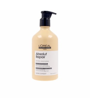 Revitalize your damaged and dry hair with L'Oréal Professionnel SERIE EXPERT Absolut Repair Conditioner. This professional-grade conditioner delivers an exceptional resurfacing experience, transforming your hair to be visibly smoother and shinier. Its lightweight formula detangles and treats without weighing your hair down, making it easy to manage. For best results, use after Absolut Repair Shampoo. Apply evenly on towel-dried hair, comb through, and rinse thoroughly for beautifully revitalized locks.
