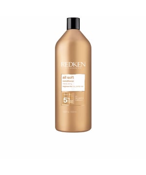 SUAVIDAD: Este producto elimina las impurezas y a la vez premia a tu cabello con suavidad y salud. Gracias al Aceite de Argán, que se penetra en el Córtex, se restaura el equilibrio de lípidos, proporcionando un alisado notable. Además, su fórmula incluye sodium PCA y arginina, que ayudan a mantener la hidratación y mejoran la flexibilidad del cabello. ALL SOFT: HIDRATANTE PARA CABELLO FRÁGIL. Este acondicionador es ideal para aquellos con cabello seco y quebradizo, utilizando la innovadora tecnología RCT. Este primer complejo triple de proteínas actúa en todo el cabello, desde la raíz hasta las puntas, atendiendo las diferentes necesidades en cada área. HIDRATACIÓN: All Soft es un tratamiento especializado para proporcionar la hidratación esencial a los cabellos secos. Gracias al aceite de argán en su fórmula, brinda suavidad y facilidad para peinar. La línea incluye 4 productos distintos, y se aconseja utilizar el tratamiento completo para alcanzar los mejores resultados posibles.