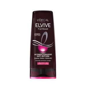 El acondicionador Anti Rotura de LOréal está formulado con biotina nutritiva, vitamina B5 y arginina. Su fórmula forma una barrera protectora que defiende el cabello de agresores externos, ayudando a prevenir las roturas y las puntas abiertas.