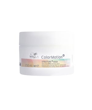 Descubre la Mascarilla Acondicionadora Structure+ ColorMotion+ de Wella Professionals, especialmente diseñada para cabello teñido. Esta mascarilla proporciona un acondicionamiento intensivo y profundo, reestructurando el cabello y dándole la resistencia esencial que necesita. La línea ColorMotion+ está enriquecida con el agente formador de enlaces WellaPlex+, que refuerza la estructura interna del cabello y ayuda a reconstruirlo tras el proceso de coloración. Además, este componente garantiza un brillo excepcional y una manejabilidad duradera.   **Beneficios:** - Formulada con el agente WellaPlex que promueve un cabello más fuerte y fácil de manejar. - Contribuye a reconstruir los enlaces en el interior del cabello. - Ofrece un acondicionamiento profundo. - Proporciona hasta 8 semanas de protección del color.