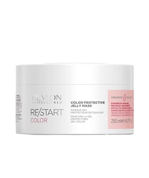 La mascarilla RE-START Color Protective Jelly Mask de Revlon es un tratamiento de gel que protege el cabello teñido de los agentes antioxidantes. Su innovadora fórmula de doble acción no solo mantiene el equilibrio del microbioma de tu cuero cabelludo, sino que también proporciona hidratación y previene la pérdida de color. Con cada aplicación, experimentarás una reducción en la porosidad del cabello, lo que mejorará la apariencia del color y le otorgará un brillo espectacular. Además, contiene ingredientes específicos para el cuidado del cuero cabelludo que igualan la textura de la fibra capilar, asegurando que el color se mantenga intenso, duradero y radiante.
