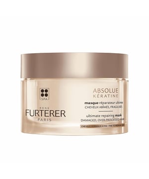 La mascarilla ABSOLUE KERATINE de RENE FURTERER está diseñada para revitalizar profundamente el cabello fino y en estado crítico. Este tratamiento excepcional y ultra concentrado es ideal para cabellos dañados, quebradizos, ásperos y opacos, afectados por procesos de coloración, alisados y cepillados continuos. Formulada específicamente para cabellos normales a finos, su composición incluye tres activos naturales reestructurantes que proporcionan una nueva vitalidad al cabello.   Tras su uso, el cabello se repara y se transforma, recuperando fuerza, resistencia, flexibilidad, suavidad y brillo. Además, queda protegido y ligero, facilitando su desenredado. Con ingredientes de origen 100% natural y sin siliconas, esta mascarilla ofrece múltiples beneficios:   • REPARACIÓN PROFUNDA: el cabello recupera su fuerza y brillo, quedando deslumbrante.   • FÓRMULA SENSORIAL: una textura cremosa ultra concentrada acompañada de una fragancia cautivadora.   • DESENREDADO INMEDIATO: el cabello se siente suave, hermoso y fácil de peinar.