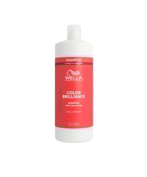 Descubre Invigo Color Brilliance, el champú de Wella Professionals diseñado para proteger y realzar el color de tu cabello grueso. Este producto está creado con el exclusivo complejo Color Brilliance-Blend™, que incorpora moléculas de cobre que son esenciales para preservar la viveza del color. Además, su fórmula incluye histidina y vitamina E, que ayudan a prevenir la oxidación tras el proceso de teñido, garantizando así que el color se mantenga por más tiempo. Con un pH equilibrado, este champú cierra las cutículas del cabello, lo que mejora la retención del color y otorga un brillo espectacular.   Ventajas: - Champú ideal para proteger el color del cabello. - Fórmula con pH ajustado para un color duradero. - Diseñado específicamente para cabellos gruesos que han sido teñidos. - Contiene caviar de lima, reconocido por sus antioxidantes y nutrientes esenciales.