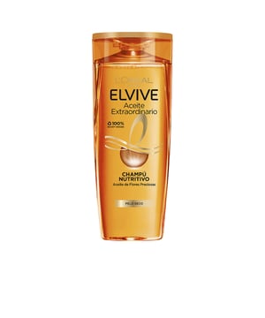Elvive Stylingartikel. ELVIVE Shampoo mit einzigartigem Öl. Dieses spezielle Öl eignet sich für sämtliche Haartypen und sorgt für sofortige Veränderungen. Es nährt, bringt Glanz, verleiht Geschmeidigkeit und revitalisiert das Haar, während es zudem Schutz gegen äußere Einflüsse bietet. Die Inhaltsstoffe umfassen Lotus, Tiaré, Rose und Lein-Extrakt.