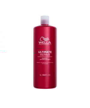 Conoce el champú Ultimate Repair de Wella Professionals, un producto cremoso y ligero ideal para el uso diario en cabellos que han sufrido daño. Este champú transforma la textura del cabello, brindando suavidad y un aspecto saludable. Gracias a su avanzada tecnología Metal Purifier, es eficaz en la eliminación de contaminantes que pueden dañar el cabello. Su fórmula no solo purifica, sino que también repara el cabello estropeado por el calor y la decoloración, dejándolo luciendo brillante, saludable y sedoso.   Ventajas:  - Elimina contaminantes perjudiciales para el cabello, incluyendo metales, acumulaciones de productos, grasas, suciedad y agentes contaminantes.