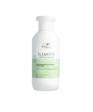 ELEMENTS Champú Natural Calmante para Cuero Cabelludo Seco o Delicado de WELLA PROFESSIONALS  El champú natural Elements de Wella Professionals está diseñado especialmente para cueros cabelludos secos o delicados. Ofrece una limpieza suave que respeta tanto el cabello como el cuero cabelludo, ayudando a restaurar la comodidad en esta zona gracias a su ingrediente principal: la Glicerina Vegetal. Al igual que todos los productos de la línea Elements, este champú ha sido dermatológicamente probado y es adecuado tanto para cabellos naturales como teñidos.  Beneficios: - Contiene hasta un 99% de ingredientes de origen natural. - Libre de siliconas y sulfatos. - Sin componentes de origen animal. - Envases 100% reciclables. - Fragancia minimalista. - Apto para uso diario.