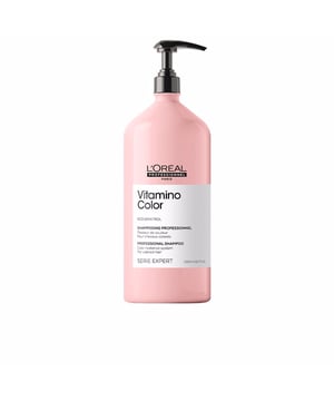 #Vitamindas Haarfarbe strahlt: Vitamino Color Shampoo sorgt für geschütztes und strahlendes Haar. Es reinigt, bringt Geschmeidigkeit und sorgt für lebendigen Glanz. Hochwertige Inhaltsstoffe Das Shampoo ist reich an Antioxidantien wie Resveratrol, die sanft Verunreinigungen beseitigen und empfindliches gefärbtes Haar optimal schützen. Farbsicherung Das Produkt schützt die Haarfarbe und sorgt für eine robuste Struktur, um die Intensität der Farbnuancen hervorzuheben.