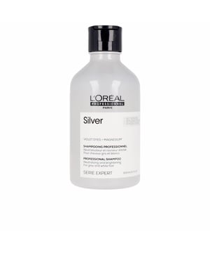 [SILVER] Para cabellos grises brillantes y neutralizados. Elimina los tonos amarillentos no deseados. Neutraliza y perfecciona. Este champú, enriquecido con aminoácidos y agentes catiónicos, proporciona suavidad y brillo al cabello. Di adiós a los matices amarillos. Revela la belleza de tu cabello blanco con este champú clarificador, que actúa eficazmente gracias a su Gloss Protect System y micro pigmentos violetas.