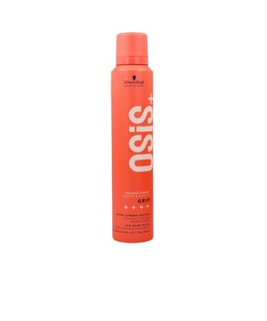Mousse de fijación extrema OSIS grip de Schwarzkopf. Este producto proporciona una sujeción superior, además de realzar el volumen y el brillo, al tiempo que combate la electricidad estática. Para obtener mejores resultados, distribuye una pequeña dosis sobre el cabello que esté húmedo.