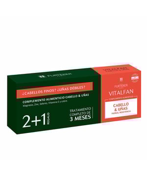 Suplemento dietético en forma de cápsulas diseñado para fortalecer cabello y uñas. Existen diversas causas que pueden provocar debilidad en estas estructuras, como el estrés, la fatiga, factores externos perjudiciales y una alimentación inadecuada, lo que las hace susceptibles y fáciles de romper. Estas cápsulas ofrecen una respuesta rápida al proporcionar nutrientes esenciales que favorecen la producción de proteínas, como la keratina que forma el cabello, junto con vitaminas y minerales. Constituyen el aliado ideal para tratamientos estéticos enfocados en prevenir la caída y fortalecer el cabello.